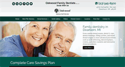 Desktop Screenshot of oakwoodfamilydentists.com